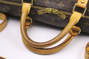 LOUIS VUITTON Keepall 60 monogram canvas travel bag