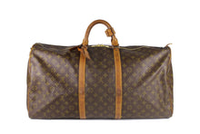 LOUIS VUITTON Keepall 60 monogram canvas travel bag