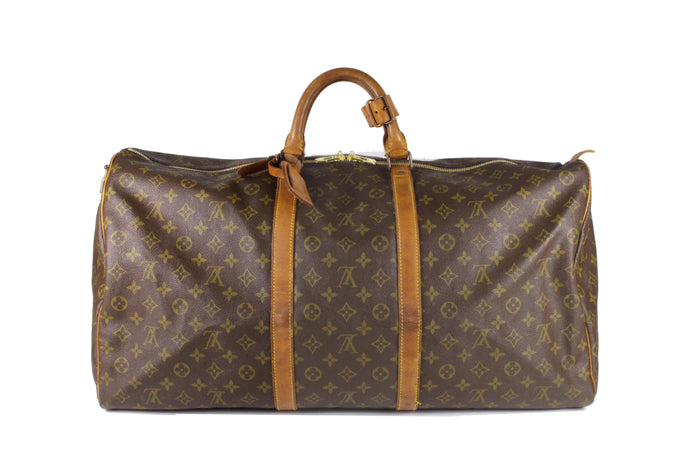 LOUIS VUITTON Keepall 60 monogram canvas travel bag