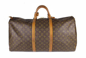 LOUIS VUITTON Keepall 60 monogram canvas travel bag