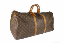 LOUIS VUITTON Keepall 60 monogram canvas travel bag