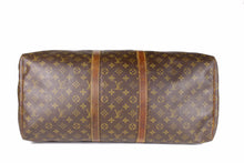 LOUIS VUITTON Keepall 55 monogram canvas travel bag