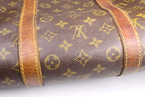 LOUIS VUITTON Keepall 55 monogram canvas travel bag