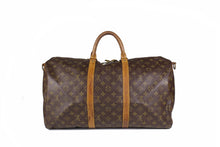 LOUIS VUITTON Keepall 50 monogram canvas travel bag