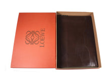 LOEWE large brown logo briefcase