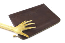 LOEWE large brown logo briefcase