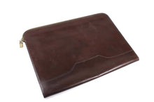 LOEWE large brown logo briefcase