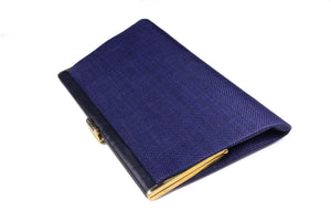 LOEWE blue clutch