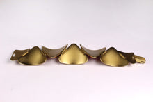 LOEWE red lizard skin necklace and bracelet set