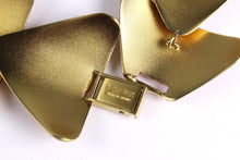 LOEWE red lizard skin necklace and bracelet set