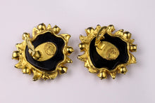 CHRISTIAN LACROIX leopard print earrings