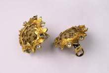 CHRISTIAN LACROIX leopard print earrings