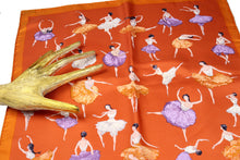 HERMÈS gavroche “La Danse” by Jean-Louis Clerc, pocket square