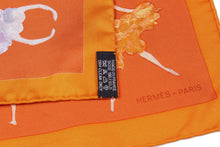 HERMÈS gavroche “La Danse” by Jean-Louis Clerc, pocket square