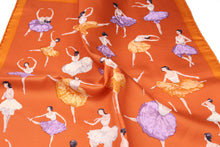 HERMÈS gavroche “La Danse” by Jean-Louis Clerc, pocket square