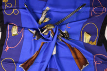 HERMÈS scarf “Les Fusils” by Henri de Linarès