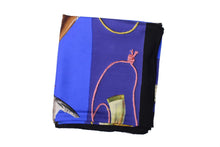 HERMÈS scarf “Les Fusils” by Henri de Linarès