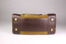 LOEWE Amazona gold suede bag