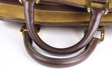 LOEWE Amazona gold suede bag