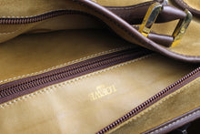 LOEWE Amazona gold suede bag