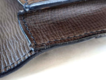 LOEWE dark brown leather briefcase
