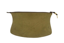LOEWE beige suede pochette bag