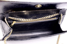 LOEWE black crocodile skin pochette