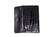 LOEWE black crocodile skin pochette