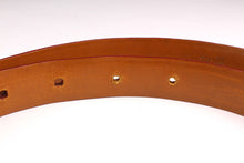 LOEWE ruby red crocodile belt