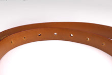 LOEWE ruby red crocodile belt