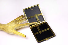 LONGCHAMP black lizard skin cigarette case