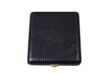 LONGCHAMP black lizard skin cigarette case