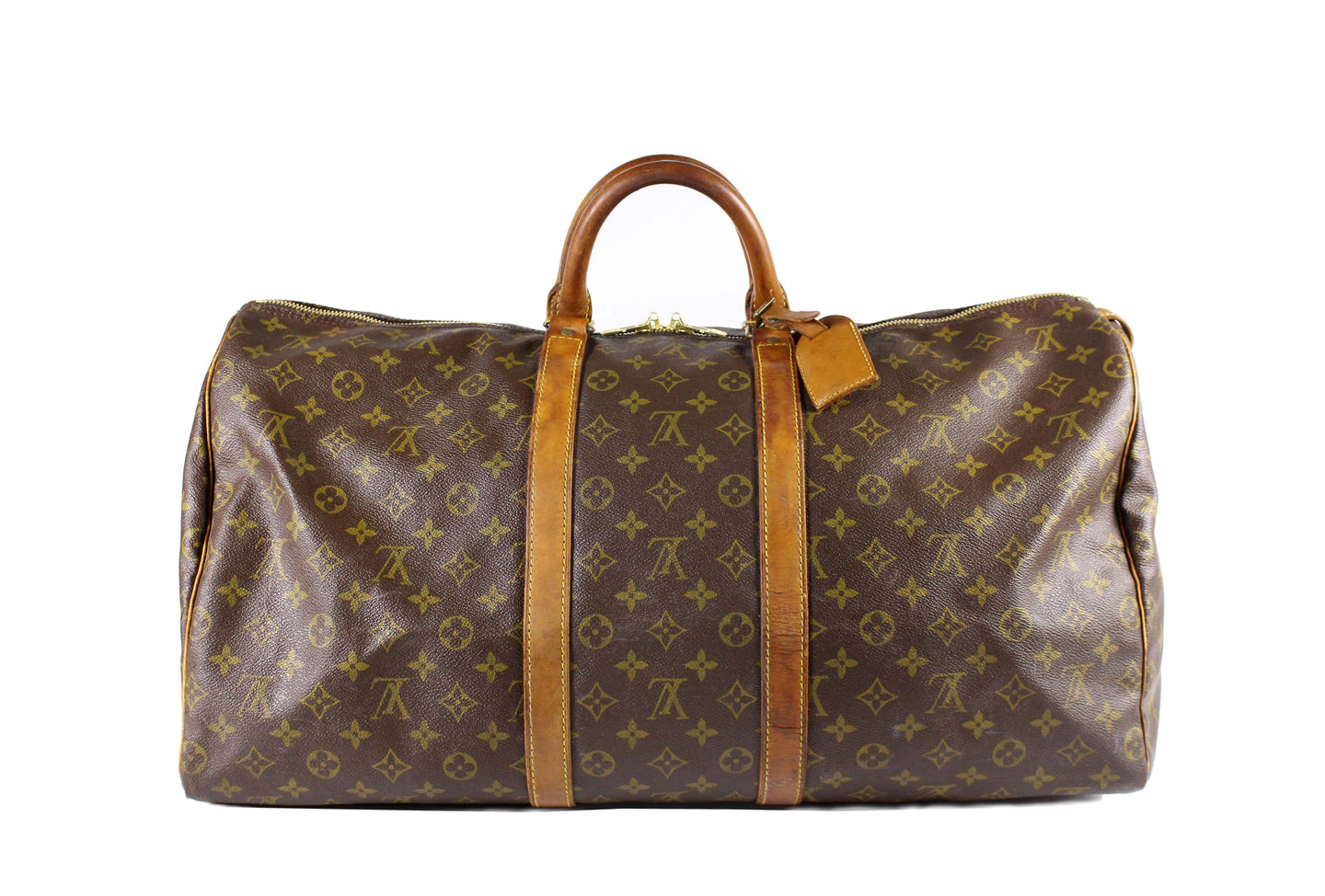 LOUIS VUITTON Keepall 55 monogram canvas travel bag