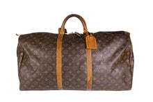 LOUIS VUITTON Keepall 60 monogram canvas travel bag