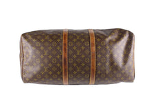 LOUIS VUITTON Keepall 55 monogram canvas travel bag