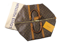 LOUIS VUITTON Keepall 55 monogram canvas travel bag