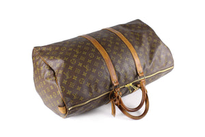 LOUIS VUITTON Keepall 55 monogram canvas travel bag