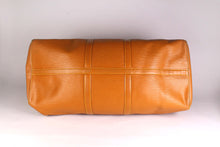 LOUIS VUITTON Keepall 55 Epi cognac brown leather travel bag