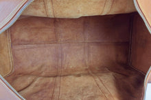 LOUIS VUITTON Keepall 55 Epi cognac brown leather travel bag