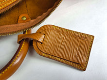 LOUIS VUITTON Keepall 55 Epi cognac brown leather travel bag