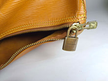 LOUIS VUITTON Keepall 55 Epi cognac brown leather travel bag