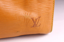 LOUIS VUITTON Keepall 55 Epi cognac brown leather travel bag