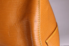 LOUIS VUITTON Keepall 55 Epi cognac brown leather travel bag