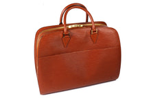 LOUIS VUITTON Sorbonne ligth brown Epi leather briefcase bag