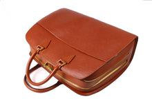 LOUIS VUITTON Sorbonne ligth brown Epi leather briefcase bag