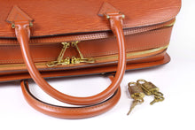 LOUIS VUITTON Sorbonne ligth brown Epi leather briefcase bag