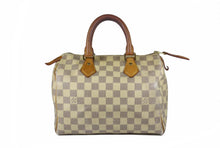 LOUIS VUITTON Speedy 25 Damier Azur canvas bag