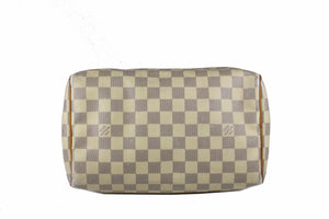 LOUIS VUITTON Speedy 25 Damier Azur canvas bag