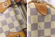 LOUIS VUITTON Speedy 25 Damier Azur canvas bag