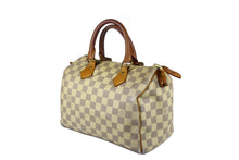 LOUIS VUITTON Speedy 25 Damier Azur canvas bag